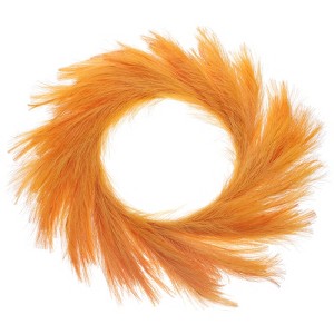 Unique Bargains Artificial Pampas Wreath for Front Door 22" - 1 of 4