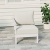 WestinTrends  Avalon Outdoor Patio HDPE Left Arm Facing Sectional Corner Club Chair with Patio Cushions - 2 of 4