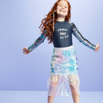 mermaid swim skirt