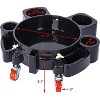 Acekool 11.2" Bucket Dolly for 5 Gallon Buckets, Rolling Cart with 5 Swivel Casters, 360° Mobility for Garden, Garage, Car Wash, Shop - 2 of 4