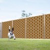 Dovelina Metal Outdoor Wall Sign Panels Decorative Screen - 3 Panels - 4 of 4