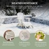 WestinTrends All-Weather Outdoor Patio Poly Adirondack Ottoman Footrest - 3 of 4
