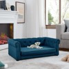 VisioGear Pet Sofa with Backrest and Armrests, Indoor Pet Bed for Small and Medium-Sized Dogs, Blue, 38.9"*23.2"*13.7" - 2 of 4