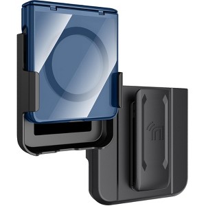 Nakedcellphone Combo for Samsung Galaxy Z Flip 7 Phone - Case with Built-In Screen/Hinge Protector and Belt Clip Holster - Compatible with MagSafe - 1 of 4