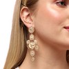 SOHI Women's Party Drop Earrings - 4 of 4