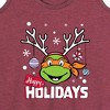 Women's - Teenage Mutant Ninja Turtles - Happy Holidays Graphic Racerback Tank - 2 of 4