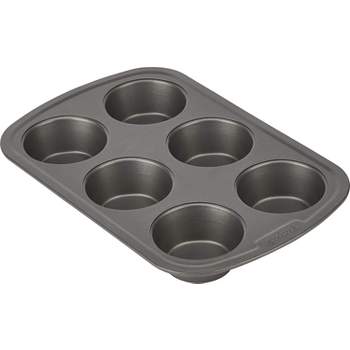 CasaWare Silver Jumbo Muffin Pan 6 Cup - Spoons N Spice