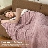 Soft flannel electric blanket with 6 heating levels and 4 hours auto shut-off, 4 hours time setting, ETL certified electric lap blanket - 3 of 4