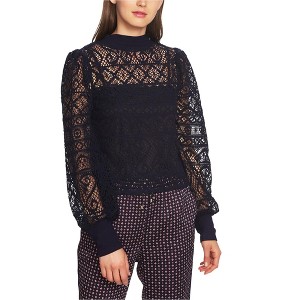 1.STATE Womens Lace Crop Top Blouse - 1 of 1