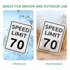 Unique Bargains Aluminum Weather Resistant Waterproof Rust Free Traffic Sign 1 Pc - 4 of 4