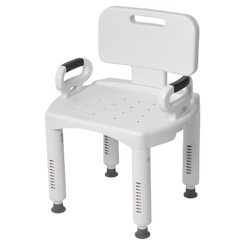 Drive Medical Premium Series Shower Chair With Back And Arms : Target