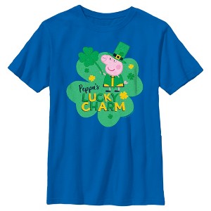 Boy's Peppa Pig St. Patrick's Day Lucky Charm T-Shirt - 1 of 4