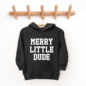 The Juniper Shop Merry Little Dude Toddler Graphic Hoodie - 1 of 3
