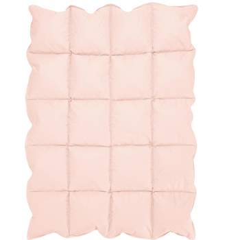 Sweet Jojo Designs Girl Baby Down Alternative Crib Comforter/Blanket Solid Blush Pink
