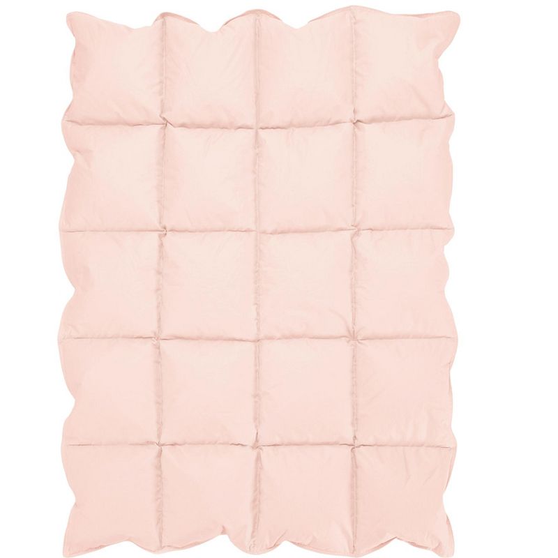 Sweet Jojo Designs Girl Baby Down Alternative Crib Comforter/Blanket Solid Blush Pink, 1 of 4