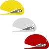 3" Letter Envelope Opener Envelope Slitter Set, Efficient Envelope Opener Slitter, Mail Opener Blade 3 Pcs in Red, Yellow, and White - by Rampro - 2 of 4