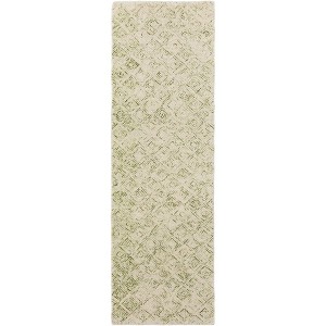 Dalyn Zoe ZZ1 Lime Area Rug - 2'3" x 7'6" Runner - 1 of 2