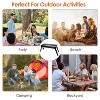 NewHome "Portable Foldable Charcoal BBQ Grill, Stainless Steel Tabletop Barbecue for Camping, Picnic, Outdoor Party" Black - 4 of 4