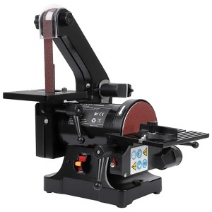 1 x 30 in Belt Sander with 5 in Disc Sander, Powerful Bench Sander with 2.1A Powerful Motor for Woodworking - 1 of 4