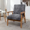 RISOKEYS 25 In Accent Chair - Wide Classic Mid-Century Modern Armchair - Stylish & Easy to Use, Perfect for Living Room & Bedroom - 4 of 4