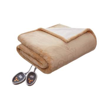 Plush to Berber Electric Heated Bed Blanket