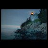 Northlight LED Lighted Lighthouse Home with Morning Sunrise Canvas Wall Art 15.75" x 23.5" - 2 of 4