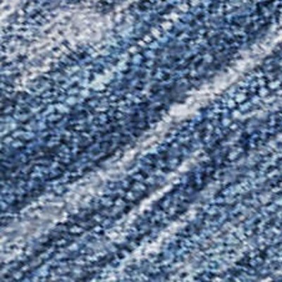 HomeRoots 8' X 10' Navy Blue And Ivory Abstract Washable Indoor Outdoor Area Rug