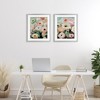 Stupell Industries Minty Garden Flowers , Gray, 17" x 21" - 2 of 4