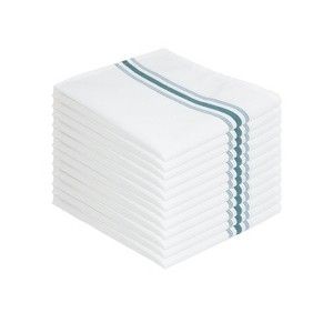 Arkwright Bistro Napkins (12 Pack), Spun Polyester, 18x22 in., Striped Color Options - 1 of 4