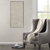 32" x 16" Paper Cloaked Leaves Unframed Wall Decor Natural: Madison Park Etched Botanical Artwork, Molded Hanger - 3 of 4