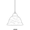 Progress Lighting Avalon 1-Light Brushed Nickel Mini-Pendant with Swirled Alabaster Glass Shade - 2 of 2