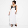 Women's Satin Lace Maxi Slip Dress - Wild Fable™ - 2 of 3