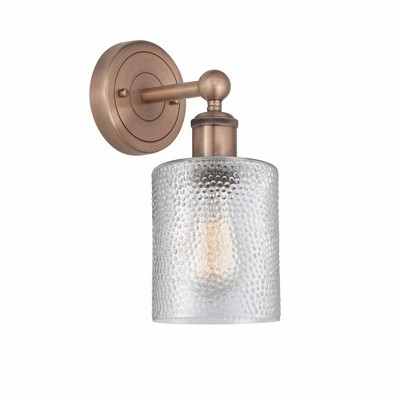 Cobbleskill - 1 Light Wall Sconce In Industrial Style-11.5 Inches Tall and 5 Inches Wide