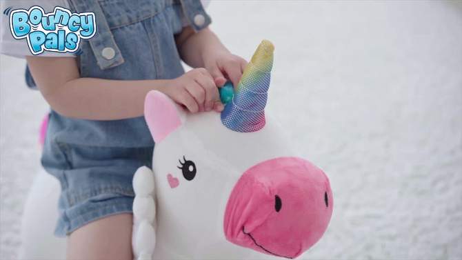 iPlay, iLearn Bouncy Pals Hopping Animal - Bouncy Unicorn, 2 of 7, play video
