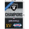 Trends International NFL Las Vegas Raiders - Champions 23 Unframed Wall Poster Prints - 3 of 4