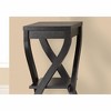Accent Table, Side, End, Plant Stand, Square, Living Room, Bedroom, Brown Laminate, Contemporary, Modern - 3 of 4