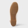 Women's Shailene Mesh Ankle Strap Ballet Flats with Memory Foam Insole - A New Day™ Beige - 4 of 4