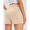 Womens Athletic Short Summer Sweat Shorts Comfy Lounge Shorts with Elastic Waist Sporty Bottoms with Pockets Gym Yoga Sports Shorts - 2 of 4