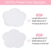 Unique Bargains Compact Size High-Temperature Resistant Face Cleansing Sponges Green 120 Pcs - 2 of 4
