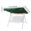Yescom Patio Swing Canopy Replacement UV30+ 180gsm Cover Top Outdoor Green - 4 of 4