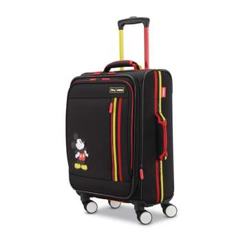 American Tourister Kids' Mickey Mouse Softside Carry On Spinner Suitcase