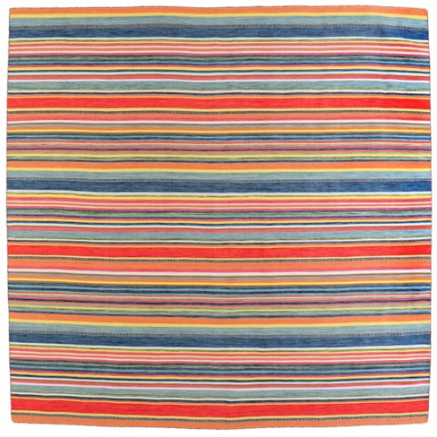 Liora Manne Sonoma Malibu Stripe Indoor/outdoor Rug Sunscape 8' Square ...