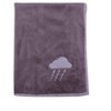 Bacati - Clouds Grey Embroidered Blanket - 2 of 4