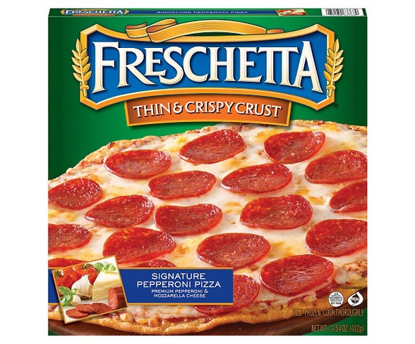 Freschetta Thin & Crispy Crust Signature Pepperoni Frozen Pizza - 14.54oz