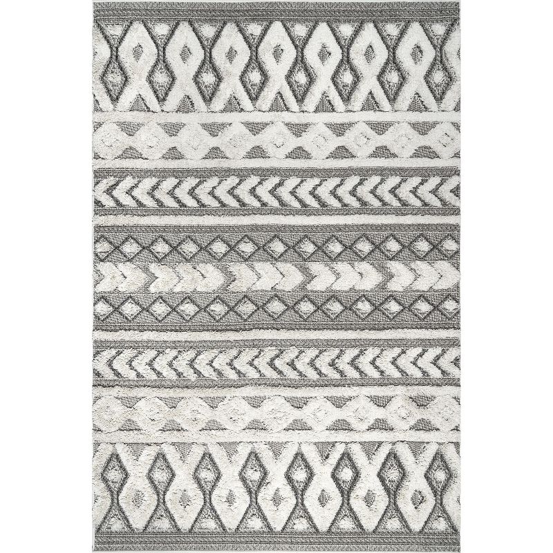 nuLOOM Rebecca High Low Textured Shaggy Area Rug, 1 of 10