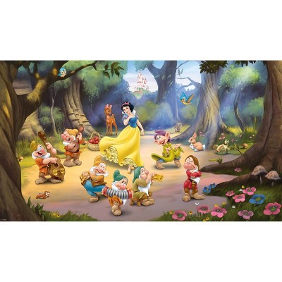 6'x10.5' Disney Princess Snow White and The Seven Dwarfs Mural Ultra Strippable - RoomMates