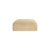Meridian Furniture,Shaggy Corduroy Performance Fabric Ottoman - 2 of 4