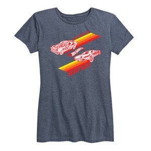 Women's - Hot Wheels - Valentine's You Make My Heart Race Short Sleeve Graphic T-Shirt - 1 of 4