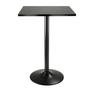 Obsidian Counter Height Pub Table Wood/Black - Winsome - 1 of 4