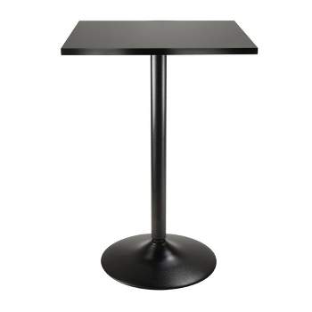 Obsidian Counter Height Pub Table Wood/Black - Winsome